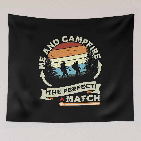 Item preview, Me and campfire the perfect match designed and sold by FurioInc.