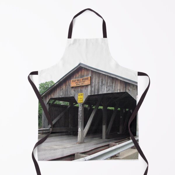 Item preview, Pulp Mill Covered Bridge Vermont designed and sold by gotucoveredart.