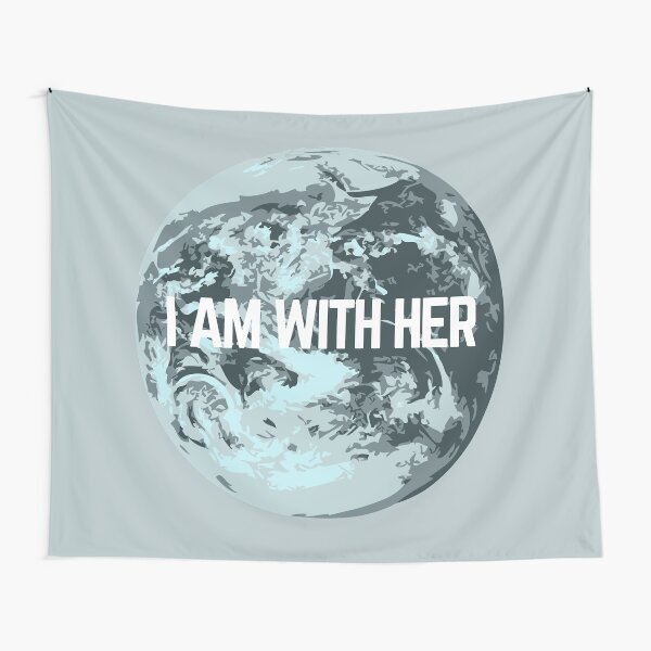 I AM WITH HER Tapestry