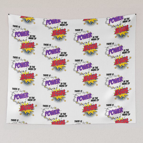 Item preview, There is Power in the name of Jesus - pop art designed and sold by Cane & Abel Creations ..
