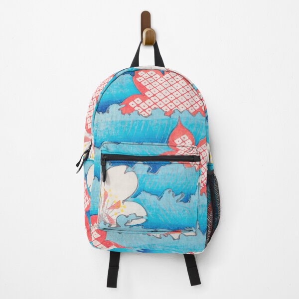 Item preview, Blossom on Blue Vintage Japanese Floral Print designed and sold by VintageArchive.