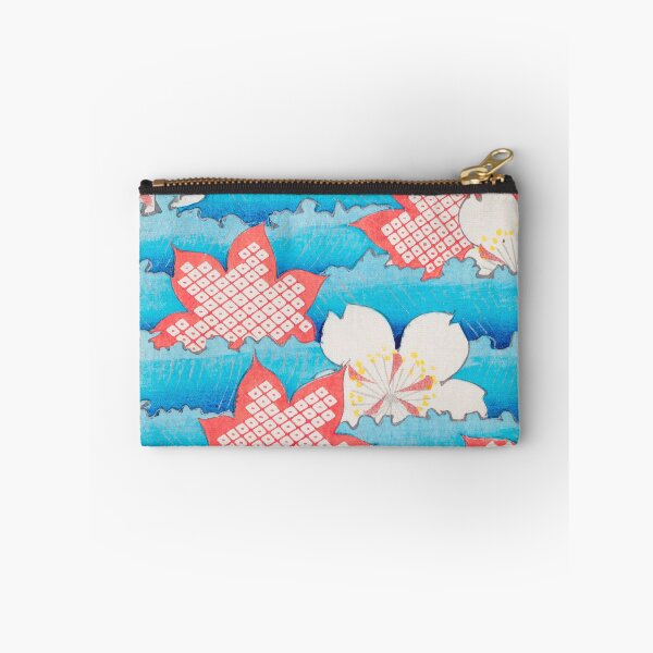 Item preview, Blossom on Blue Vintage Japanese Floral Print designed and sold by VintageArchive.