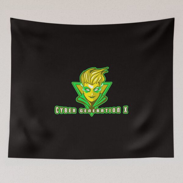 Item preview, CYBER GENERATION XB girl with green-yellow punk hair designed and sold by LargeShop.