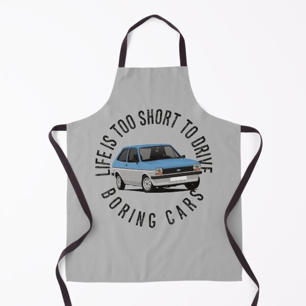 Item preview, Life is too short to drive boring cars - Ford Fiesta mk1  Bravo - two tone designed and sold by knappidesign.
