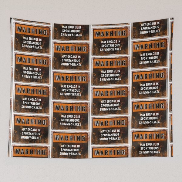 Item preview, Warning: Shimmy Shakes (Apocalyptic Style) designed and sold by O1RSH.