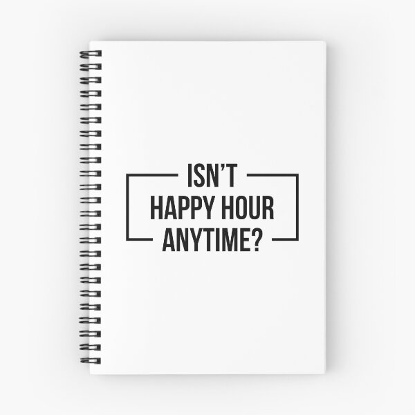 Item preview, Isn't Happy Hour Anytime? Version 2 (Black) designed and sold by FilipeFerreira.