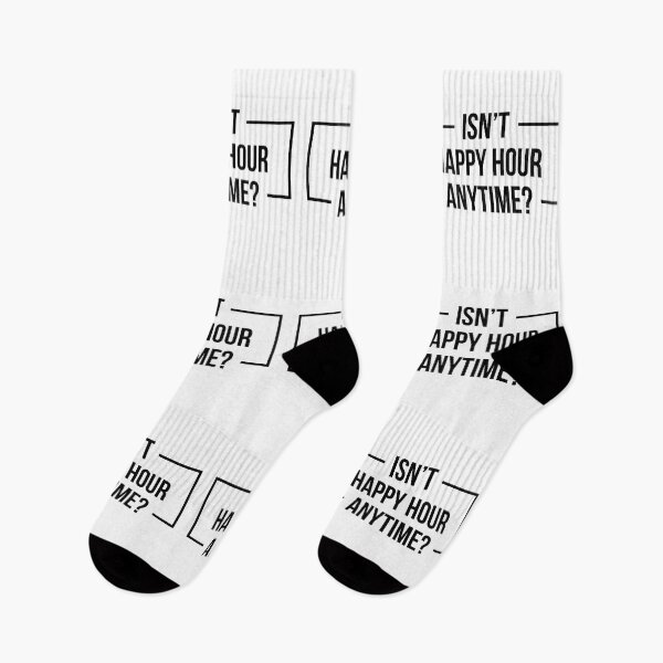 Item preview, Isn't Happy Hour Anytime? Version 2 (Black) designed and sold by FilipeFerreira.