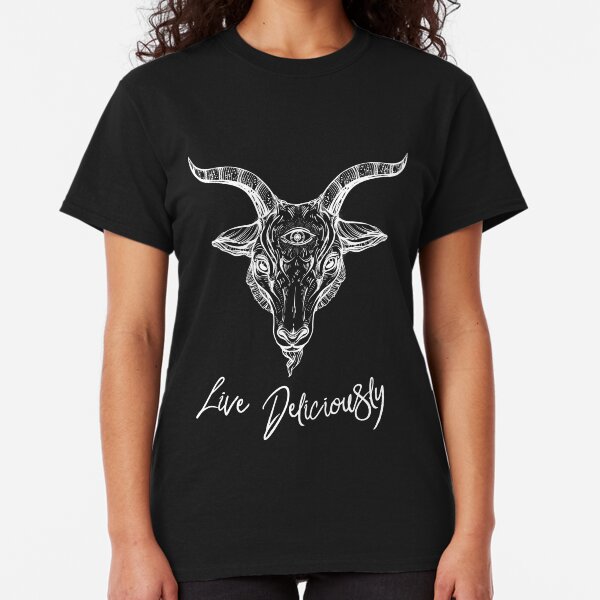 Black Phillip the Goat - Live Deliciously Classic T-Shirt