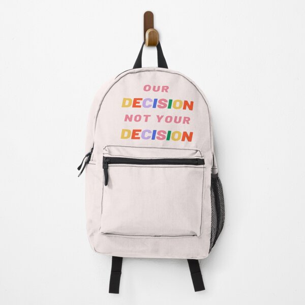 Item preview, Pro Choice | OUR DECISION NOT YOUR DECISION abortion rights designed and sold by Giovanni's Brown Quotes.