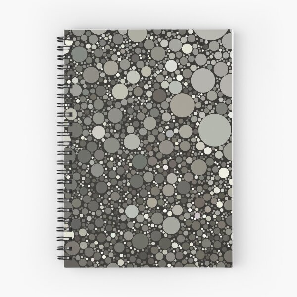 Item preview, Warmer Shades of Grey Polka Dots Bubble Pattern  designed and sold by patternsoup.