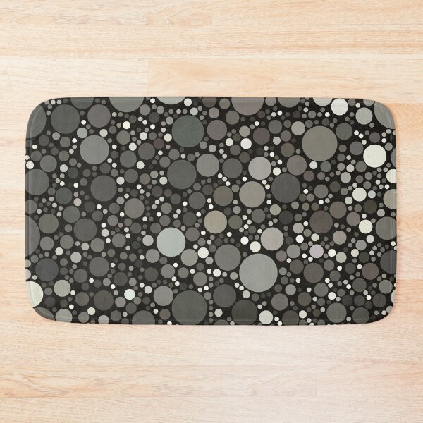 Item preview, Warmer Shades of Grey Polka Dots Bubble Pattern  designed and sold by patternsoup.