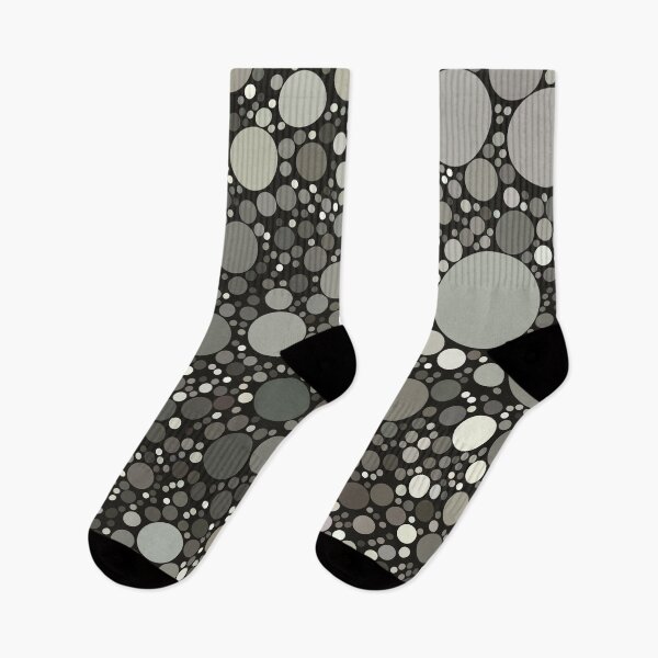 Item preview, Warmer Shades of Grey Polka Dots Bubble Pattern  designed and sold by patternsoup.
