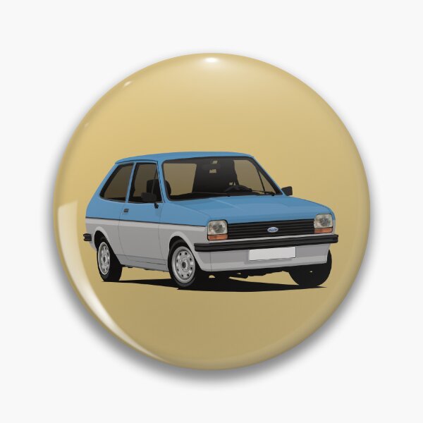 Item preview, Cornering Fiesta Mk1 - blue-silver two tone designed and sold by knappidesign.