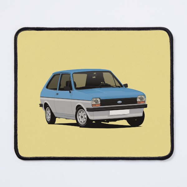 Item preview, Cornering Fiesta Mk1 - blue-silver two tone designed and sold by knappidesign.