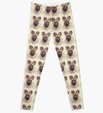 African Wild Dog Leggings