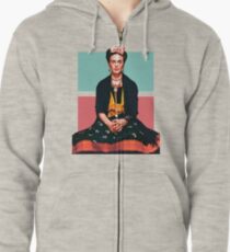Frida Kahlo Vogue Zipped Hoodie