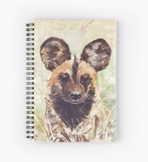Afrikanischer wilder Hund Spiralblock