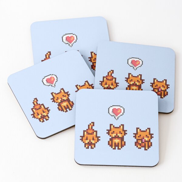 Item preview, Stardew Valley Ginger/Orange Cat designed and sold by aiya-pixels.