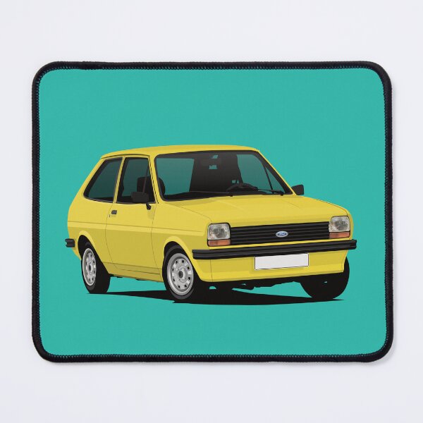 Item preview, Cornering Fiesta Mk1 - yellow designed and sold by knappidesign.