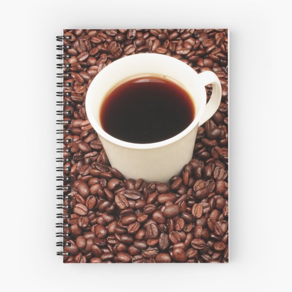 Item preview, Coffee beans with a white cup of coffee designed and sold by tethysimaging.