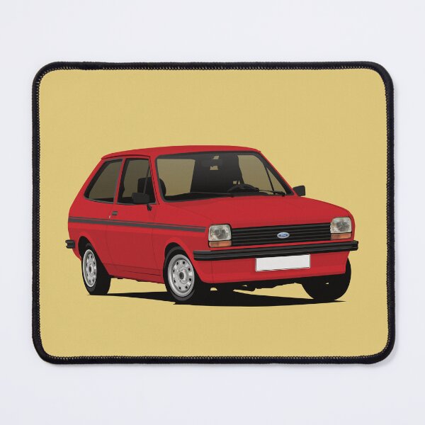 Item preview, Cornering Fiesta Mk1 - red- black stripes designed and sold by knappidesign.