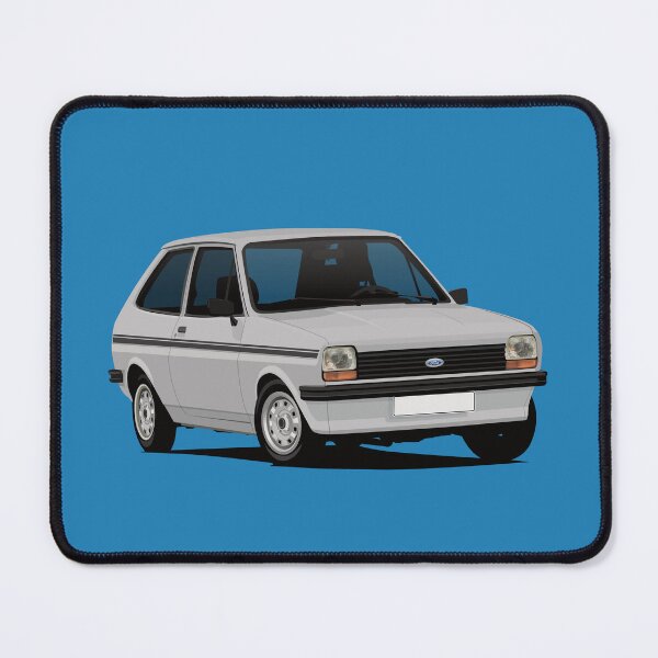 Item preview, Cornering Fiesta Mk1 - gray - black stripes designed and sold by knappidesign.
