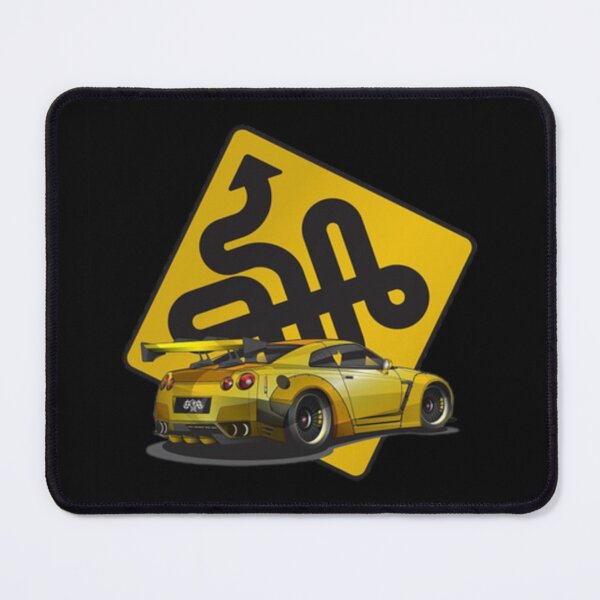 Item preview, YELLOW GTR LBWLK designed and sold by Racingdecals.