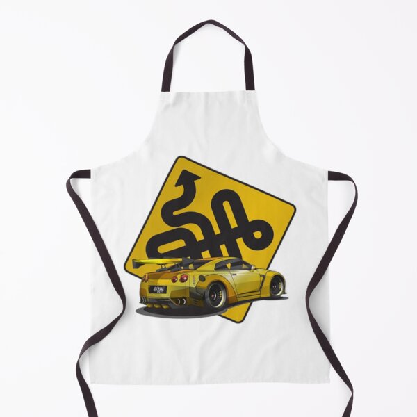 Item preview, YELLOW GTR LBWLK designed and sold by Racingdecals.