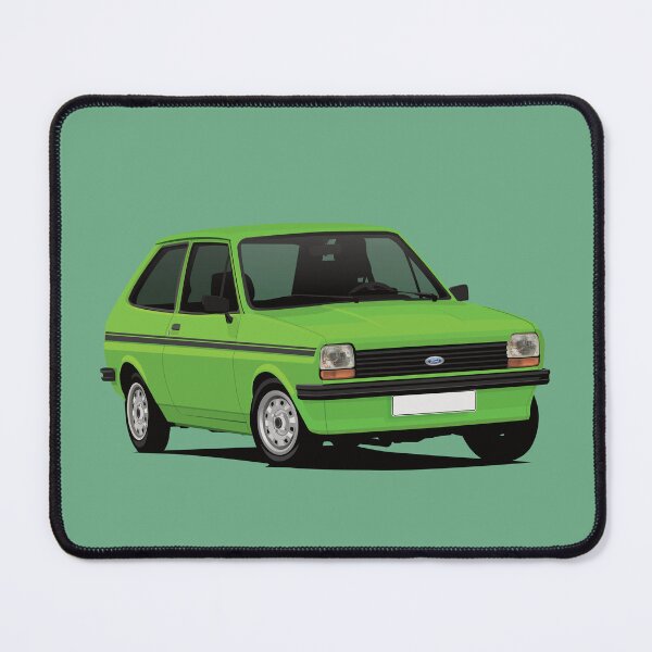 Item preview, Fiesta Mk1 - green - black stripes designed and sold by knappidesign.