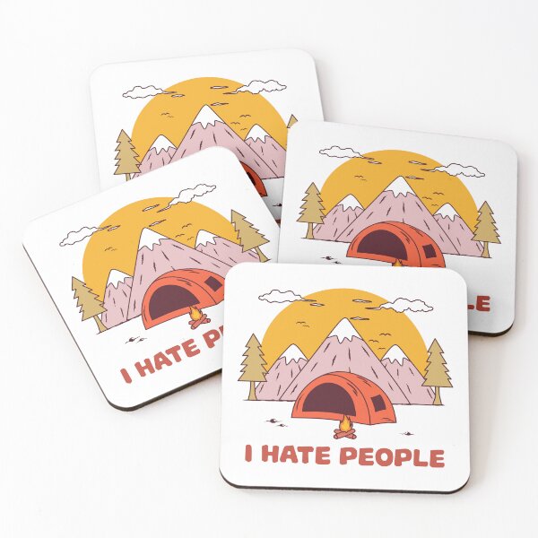 Item preview, I Hate People - Funny Camping designed and sold by ttttee.