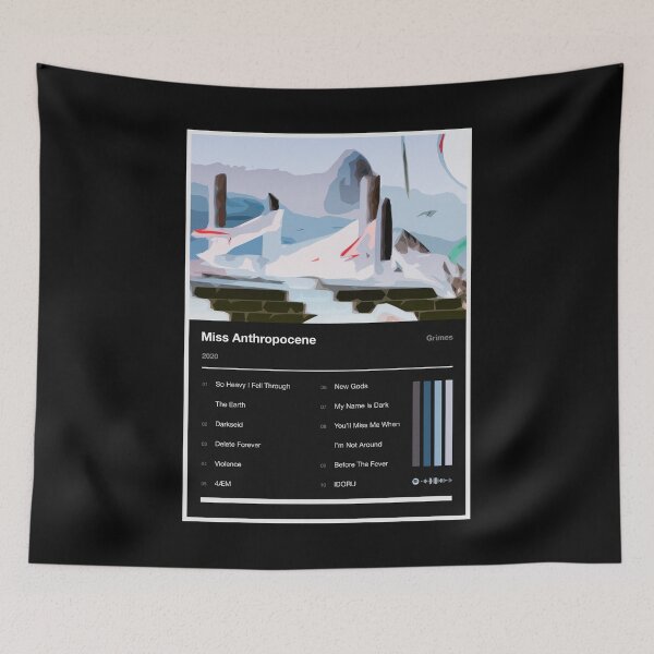Item preview, Miss Anthropocene Tracklist (Inverted) designed and sold by TOURETTESBOYLOL.