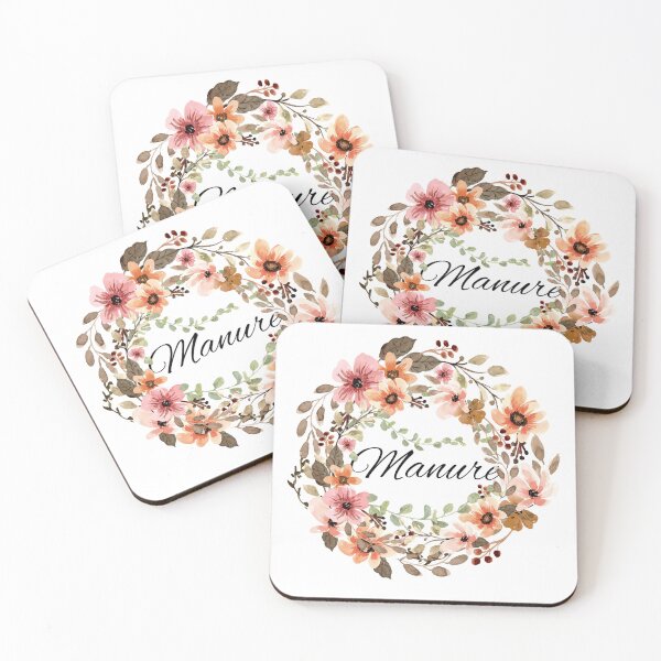 Item preview, Manure Floral Wreath designed and sold by blossomgirl33.