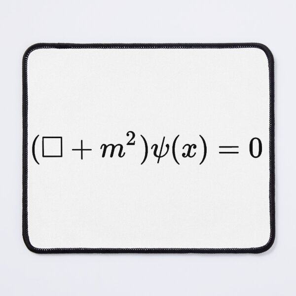 Item preview, klein Gordon wave equation in covariant form designed and sold by NoetherSym.