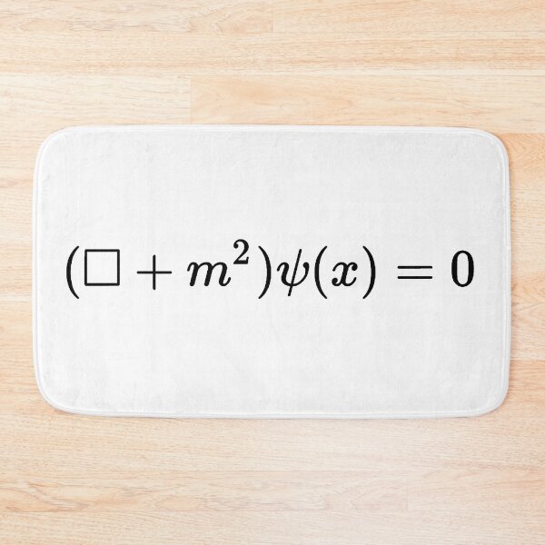Item preview, klein Gordon wave equation in covariant form designed and sold by NoetherSym.