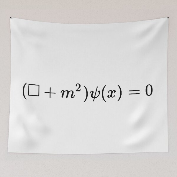 Item preview, klein Gordon wave equation in covariant form designed and sold by NoetherSym.