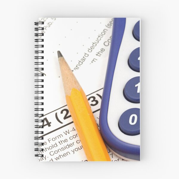 Item preview, IRS form W-4 close up with tax preparation tools designed and sold by tethysimaging.