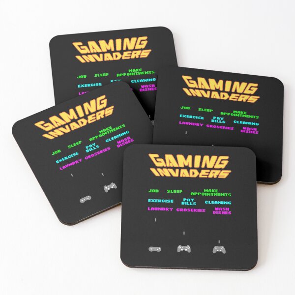 Item preview, Gaming Invaders designed and sold by JoseloRochaArt.