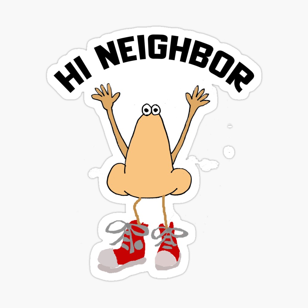 Funny Nosy Neighbor Satire