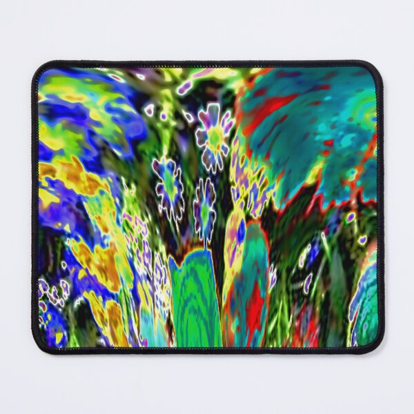 Item preview, Colorful Flower Garden in the Rain Abstract designed and sold by Carlo Varo.