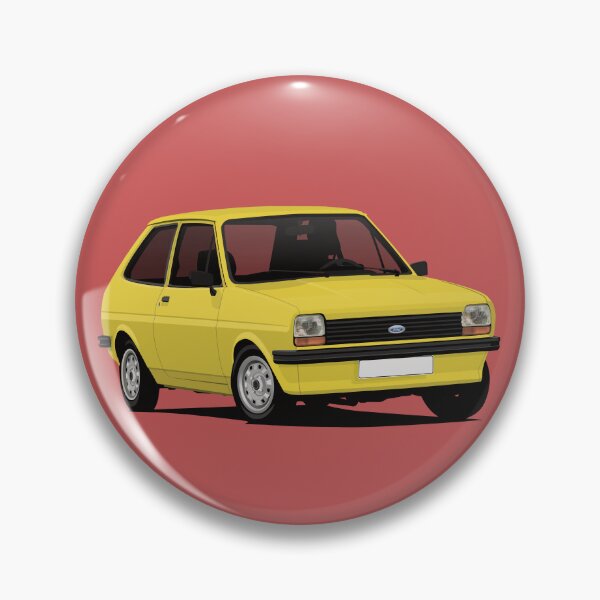 Item preview, Cornering Fiesta Mk1 - yellow designed and sold by knappidesign.