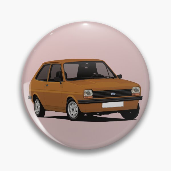 Item preview, Cornering Fiesta Mk1 - brown designed and sold by knappidesign.
