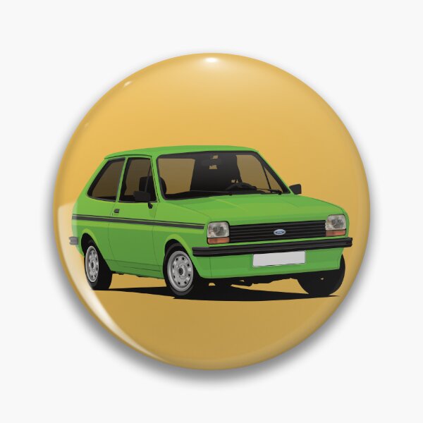 Item preview, Fiesta Mk1 - green - black stripes designed and sold by knappidesign.