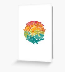 Animal Rainbow Greeting Card