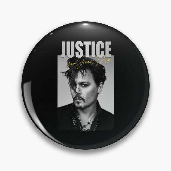 Item preview, Justice for Johnny Depp BW designed and sold by ActiveNerd.