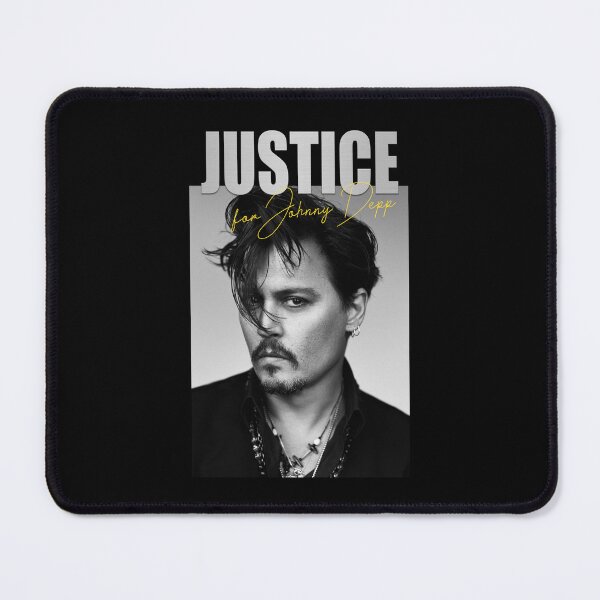 Item preview, Justice for Johnny Depp BW designed and sold by ActiveNerd.