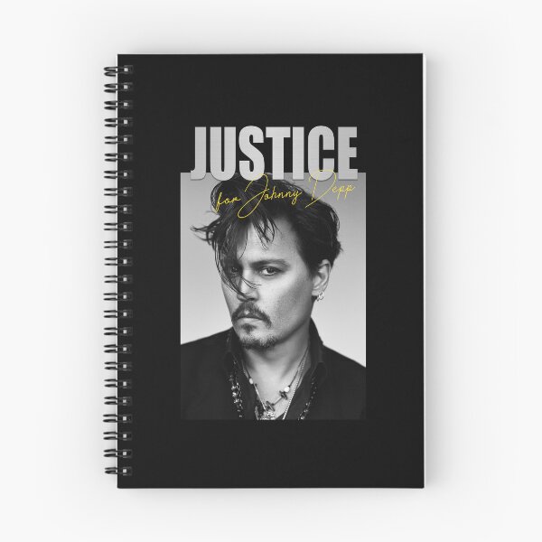 Item preview, Justice for Johnny Depp BW designed and sold by ActiveNerd.