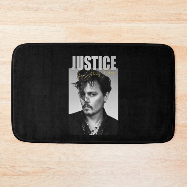 Item preview, Justice for Johnny Depp BW designed and sold by ActiveNerd.