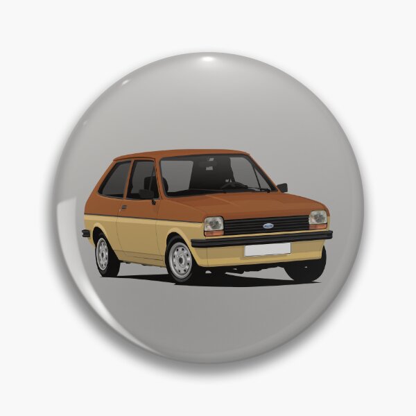 Item preview, Cornering Fiesta Mk1 - brown-beige two-tone designed and sold by knappidesign.