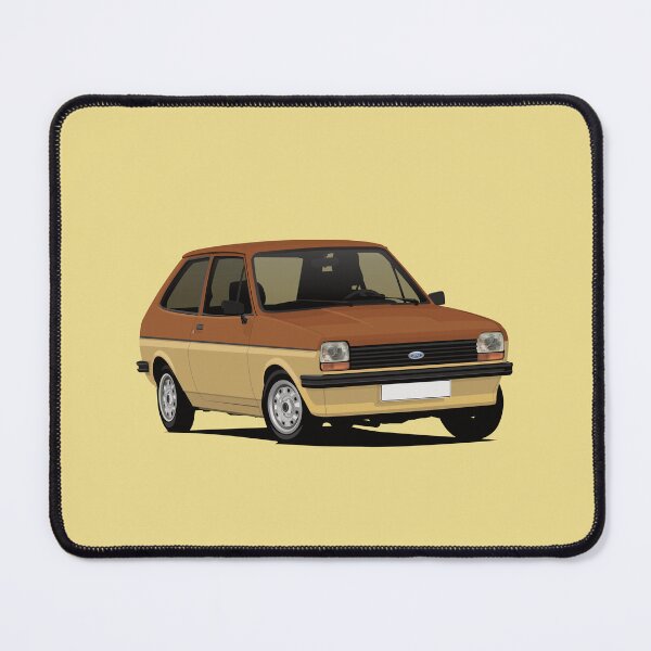 Item preview, Cornering Fiesta Mk1 - brown-beige two-tone designed and sold by knappidesign.