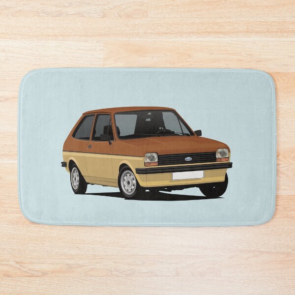 Item preview, Cornering Fiesta Mk1 - brown-beige two-tone designed and sold by knappidesign.